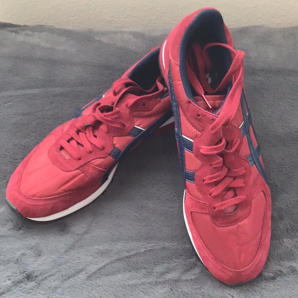ASICS Athletic Shoes Mens SZ 11.5 Red and Blue NWOT
